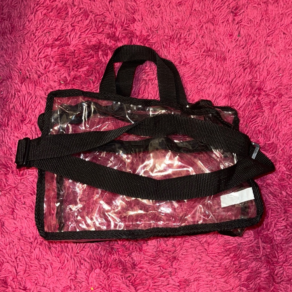 Black clear bag